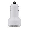 Dual USB autolader, 2.1A, wit Dual USB autolader, 2.1A, wit