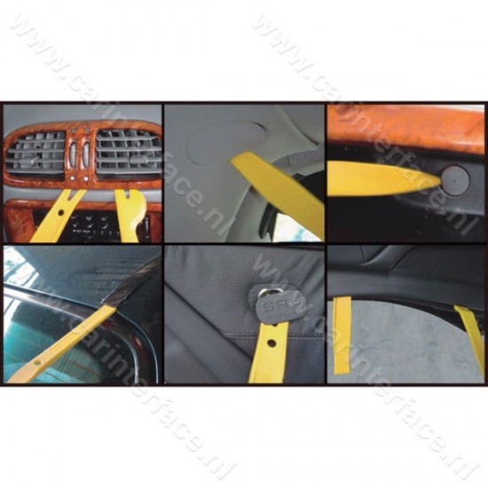 Dashboard, portier, interieur, ventilatieroosters, ACC, middenconsole demontage gereedschap (DRS5)