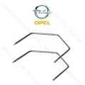 Radio removal bracket for 2-din OPEL car radios, set No. 6