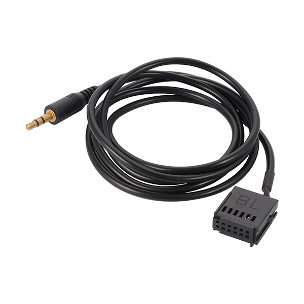 AUX kabel / audio adapter voor o.a. Ford 5000 C, 6000 CD, 6006 CDC radio's, Mondeo, Focus, C-Max, Fiesta, Galaxy, Transit