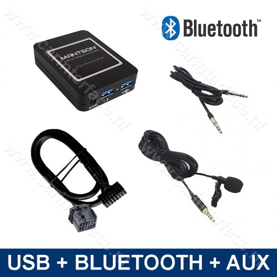 Bluetooth / USB / AUX interface / audio adapter for Ford car radios (MN-BUA-FRD1)