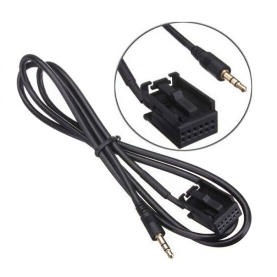 Vhbw Câble adaptateur auxiliaire Radio pour Auto Ford Mondeo, Fiesta,  Transit, Fusion, AutoRadio 6000 CD Stéréo