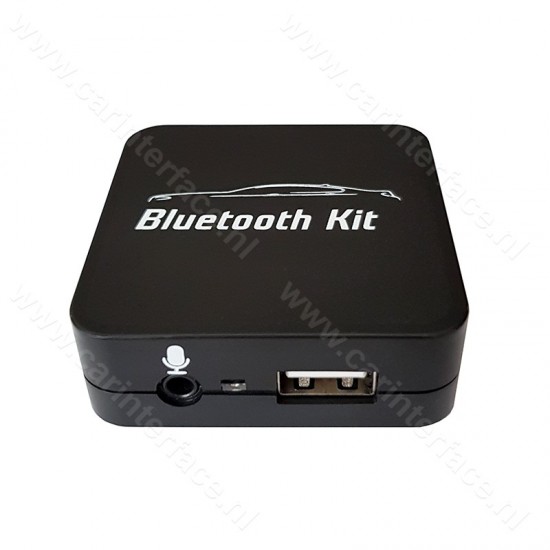 Bluetooth streamen + handsfree carkit interface / audio adapter voor Peugeot autoradio's, 12-pin
