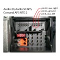 Bluetooth streaming adapter for Mercedes-Benz Comand APS NTG 2, Audio 20, Audio 50 APS