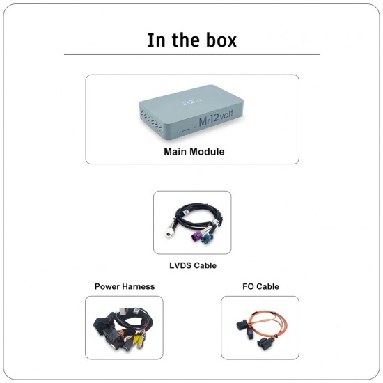 Apple CarPlay / Android Auto / Mirrorlink camera Interface for Mercedes-Benz NTG4.5 and NTG 4.7 (MOST)