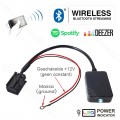 Bluetooth streaming adapter for OPEL car radios with AUX, for CD30 MP3, CDC40, CD70, DVD90