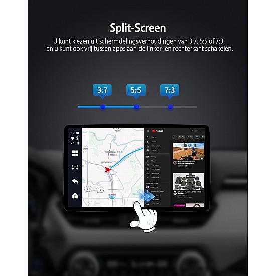 Ottocast OttoAiBox Picasou 3 Ai-Box,  Apple CarPlay / Android Auto draadloze adapter