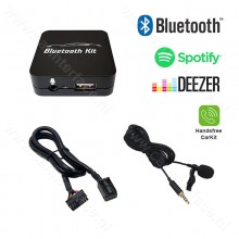 Bluetooth streaming + hands-free car kit interface / audio adapter for Citroën car radios, 12-pin