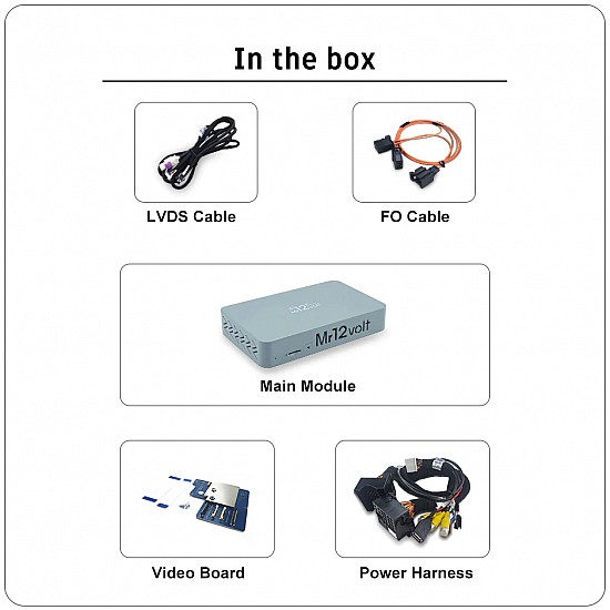 CarPlay & Android Auto / Mirrorlink Interface with DSP for Porsche PCM 3.1 (MOST)