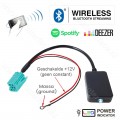 Bluetooth streaming module / adapter for Renault car radios with a 6-pin Mini-ISO connection