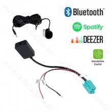 Bluetooth naar AUX, streamen + handsfree carkit interface / adapter voor Renault autoradio's (6-pin)