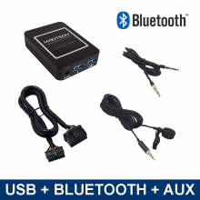 Bluetooth streamen + handsfree carkit + USB + AUX interface / adapter voor Subaru autoradio's