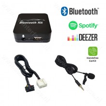Bluetooth streamen + handsfree carkit interface / audio adapter voor Fiat Sedici autoradio's