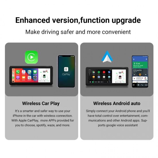 8.8" Draadloos Carplay / Android Auto dashboard instrumentenpaneel voor Tesla Model 3 / Y Head-Up Display
