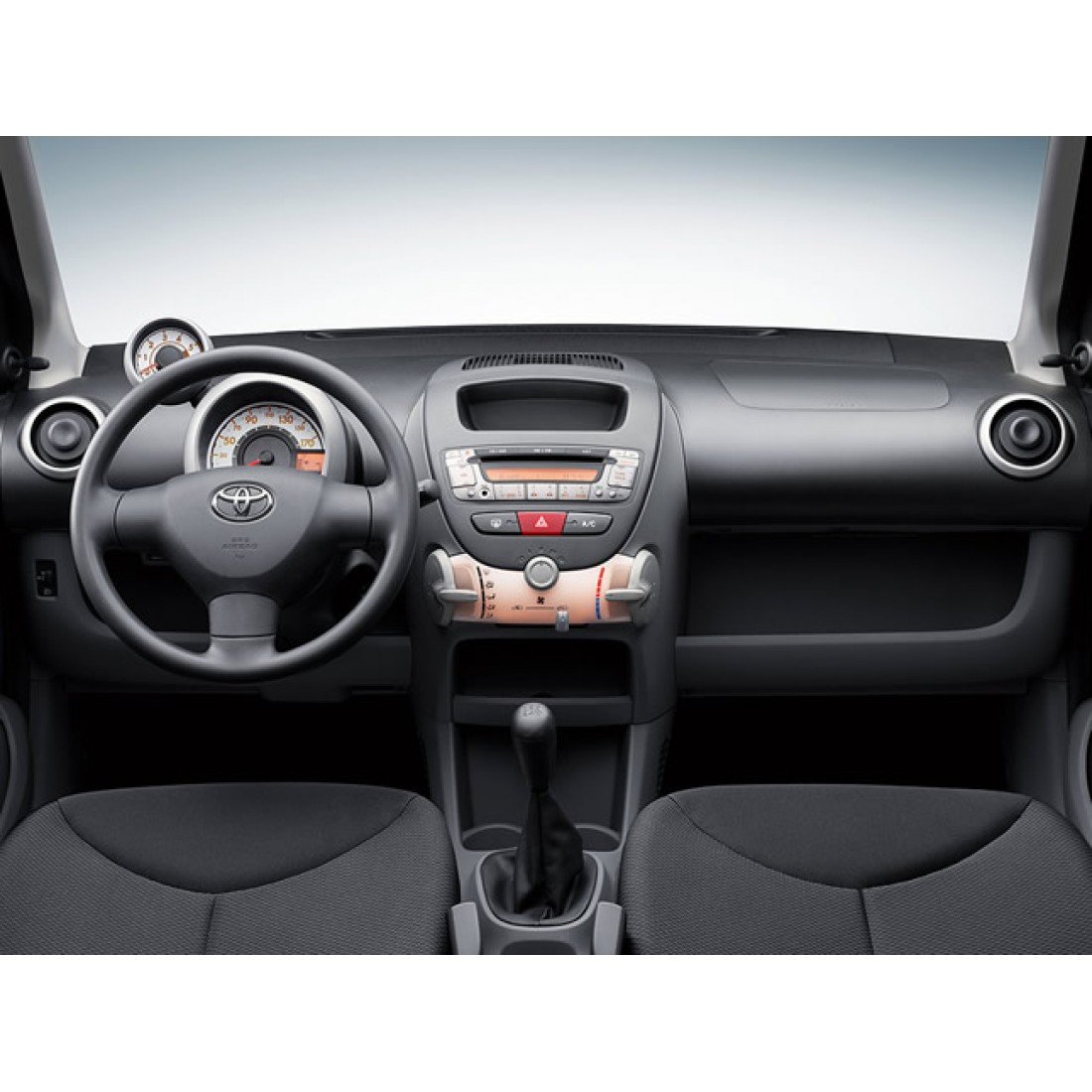 Autoradio 9 inch voor Toyota Aygo/Peugeot 107/Citroën C1 2005-2014 CarPlay/Auto/WiFi/GPS/RDS/4G