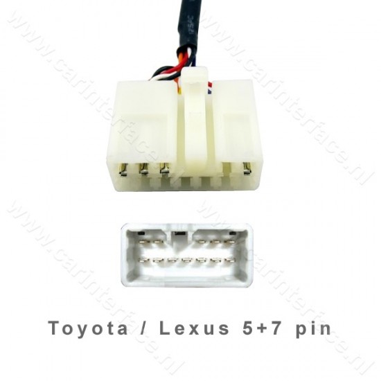 Toyota 5+7 pin Switch Y-kabel (TOY1Y-CDC) NEW-VGA