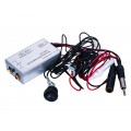 AUX IN via the universal wired FM modulator / transmitter over the antenna cable for various car radios