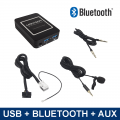 Bluetooth / USB / AUX interface / audio adapter for SKODA car radios (12-pin)