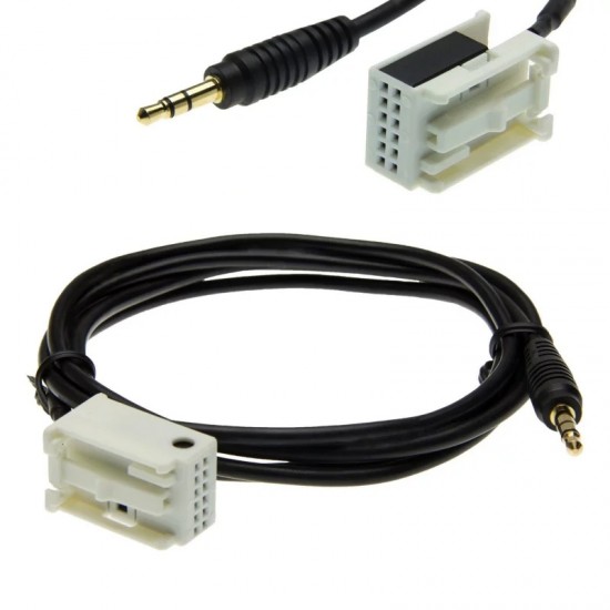 stoomboot auteur eenzaam 12-pin AUX kabel voor o.a. MFD3, RCD 210, RCD 310, RCD 510, RNS 310, RNS
