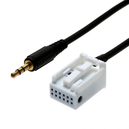 12-pin AUX kabel voor o.a. MFD3, RCD 210, RCD 310, RCD 510, RNS 310, RNS 510 en RNS-E