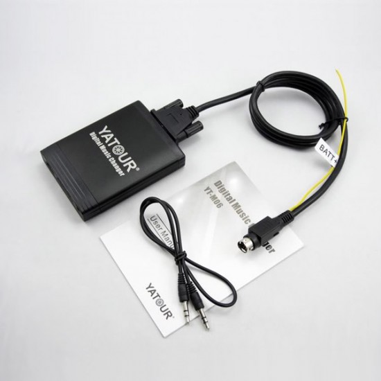 Yatour USB, SD, AUX Input, MP3 interface / audio adapter for Volvo SC car radios