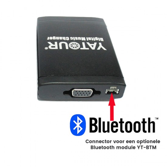 Yatour USB, SD, AUX ingang, MP3 interface / audio adapter voor Honda Goldwing GL1800 (YTM06-HON2F)