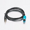 3.5mm AUX-IN kabel voor Alpine autoradio's van b.j. 2009, 2010, 2011, Full Speed, KCE-237B 3.5mm AUX-IN kabel voor Alpine autoradio's van b.j. 2009, 2010, 2011, Full Speed, KCE-237B