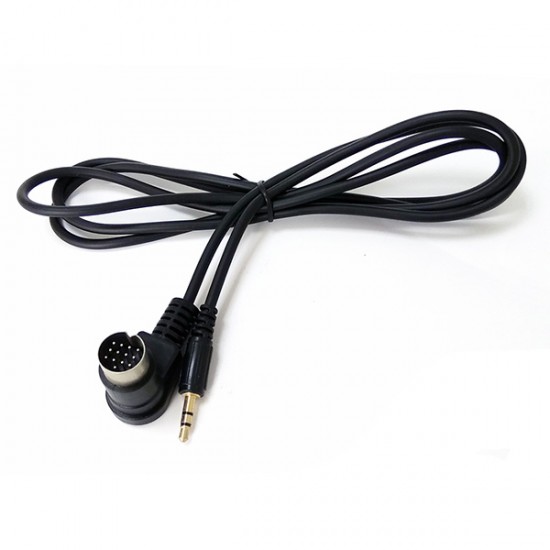 13-pin AUX IN kabel voor Kenwood autoradio's met CA-C1AX, 3,5mm jackplug 