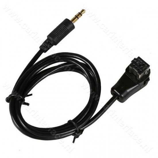 AUX IN cable for Pioneer car radios with an IP-BUS CD changer connection