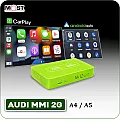 Mr12volt Interfaz Audi CarPlay / Android Auto / Mirrorlink para Audi A4 (8K) y A5 (8T) con MMI 2G High (MOST)