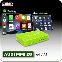 Mr12volt CarPlay / Android Auto / Mirrorlink Interface for Audi A4 (8K) and A5 (8T) with MMI 2G High (MOST)