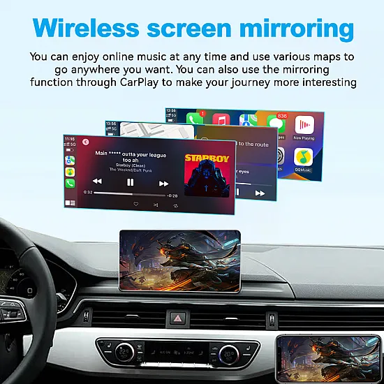 CarPlay / Android Auto voor Audi A3 (2012-2016) / A4 A5 Q2 Q5 Q7 B9 (2016-2018) met MIB1