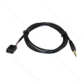 AUX kabel voor Business CD autoradio's van BMW E46 vanaf 09-2002 met een 10-pin aansluiting AUX kabel voor Business CD autoradio's van BMW E46 vanaf 09-2002 met een 10-pin aansluiting