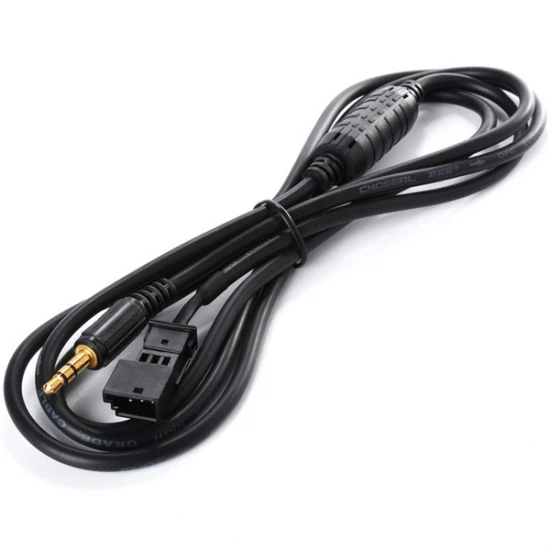AUX kabel voor autoradio's / navigatiesystemen van BMW E46, E39, E53-X5 met een 3-pin audio aansluiting AUX kabel voor autoradio's / navigatiesystemen van BMW E46, E39, E53-X5 met een 3-pin audio aansluiting