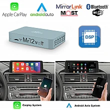 Apple CarPlay / Android Auto / Mirrorlink multimedia, camera MOST Interface voor BMW NBT (ID4) (8.8"/10.25")