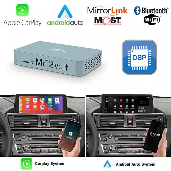 Apple CarPlay / Android Auto / Mirrorlink multimedia, camera MOST Interface voor BMW NBT (ID4) (8.8"/10.25") Apple CarPlay / Android Auto / Mirrorlink multimedia, camera MOST Interface voor BMW NBT (ID4) (8.8"/10.25")