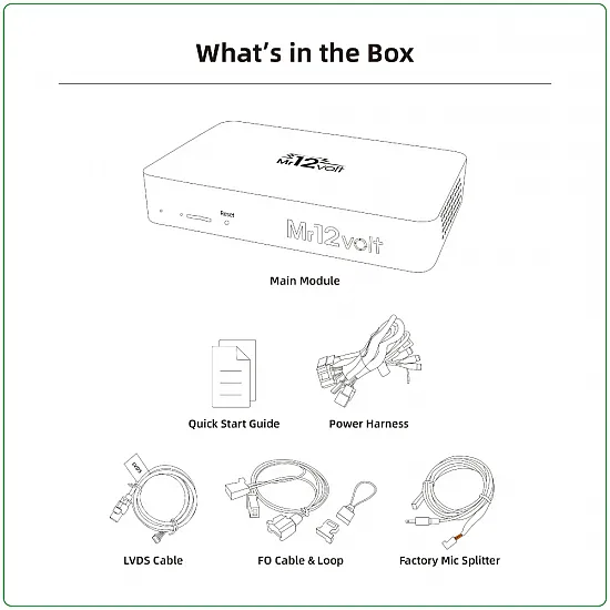 Mr12volt Apple CarPlay / Android Auto Interface voor BMW / Mini CIC (6.5" / 8.8")