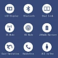 Bluetooth naar AUX zender/ontvanger voor draadloos muziek streamen en handsfree bellen Bluetooth naar AUX zender/ontvanger voor draadloos muziek streamen en handsfree bellen