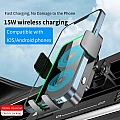 Universele ventilatierooster telefoonhouder met draadloze 15W Qi oplader Universele ventilatierooster telefoonhouder met draadloze 15W Qi oplader
