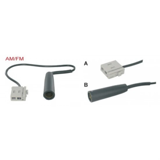 SUBARU OEM GT13 male autoradio naar DIN female antenne adapter / kabel