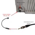 Autoradio antenne adapter DIN naar ISO, 20cm kabel, haaks Autoradio antenne adapter DIN naar ISO, 20cm kabel, haaks