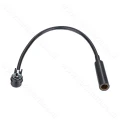 Autoradio antenne adapter DIN naar ISO, 20cm kabel, haaks Autoradio antenne adapter DIN naar ISO, 20cm kabel, haaks