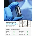 AINOPE USB-C + USB-A car charger, 12V, QC3.0 & PD3.0, 67.5W, Qualcomm, black