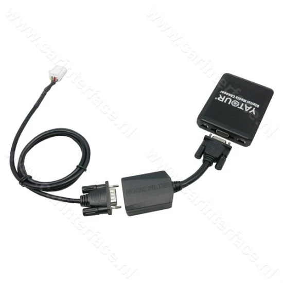 Yatour ontstoringsfilter / noise filter met nieuwe connector (YT-NFM) Yatour ontstoringsfilter / noise filter met nieuwe connector (YT-NFM)