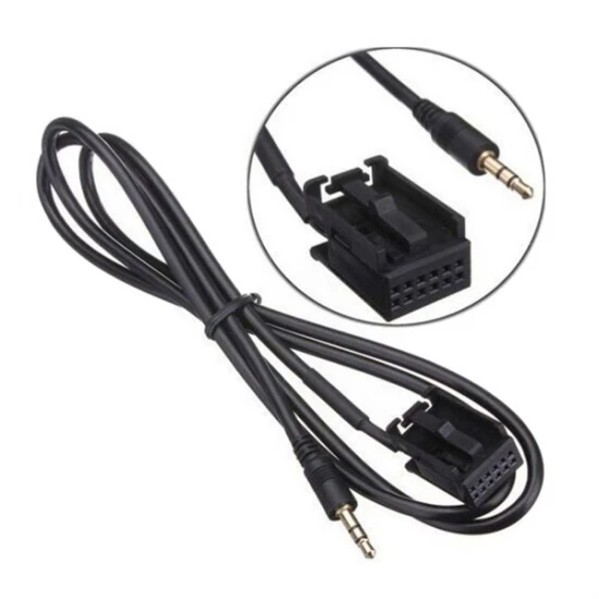 3.5mm AUX kabel / audio adapter voor Ford 6000CD radio's, Focus, C-Max, Mondeo, S-Max, Transit, Fiesta, Fusion 3.5mm AUX kabel / audio adapter voor Ford 6000CD radio's, Focus, C-Max, Mondeo, S-Max, Transit, Fiesta, Fusion