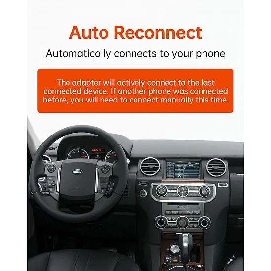 Bluetooh streaming adapter voor Range Rover, Land Rover en Jaguar met USB/iPod Interface Bluetooh streaming adapter voor Range Rover, Land Rover en Jaguar met USB/iPod Interface