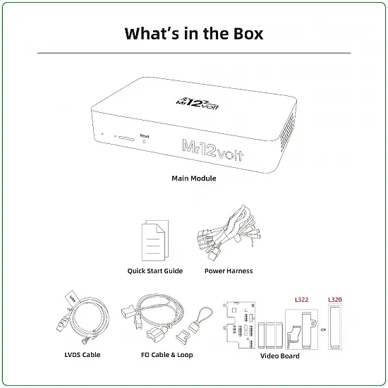 CarPlay & Android Auto / Mirrorlink Interface voor Range Rover L322 (2009-2012)