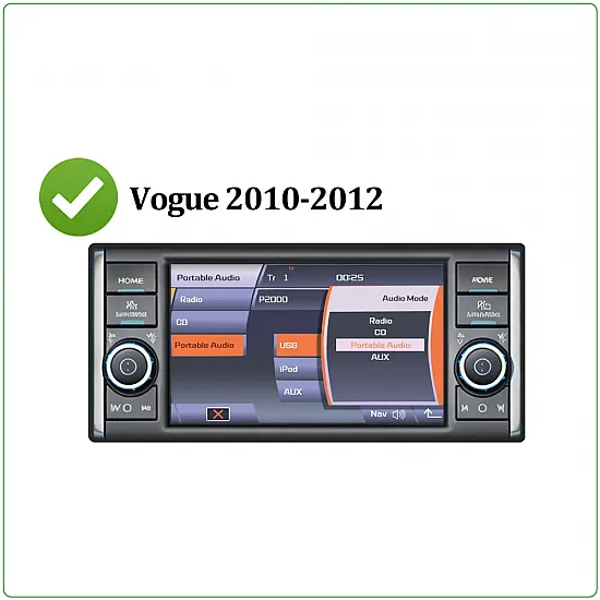 CarPlay & Android Auto / Mirrorlink Interface voor Range Rover L322 (2009-2012)