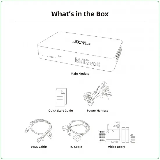 Mr12volt CarPlay & Android Auto Interface for Porsche PCM 3.0