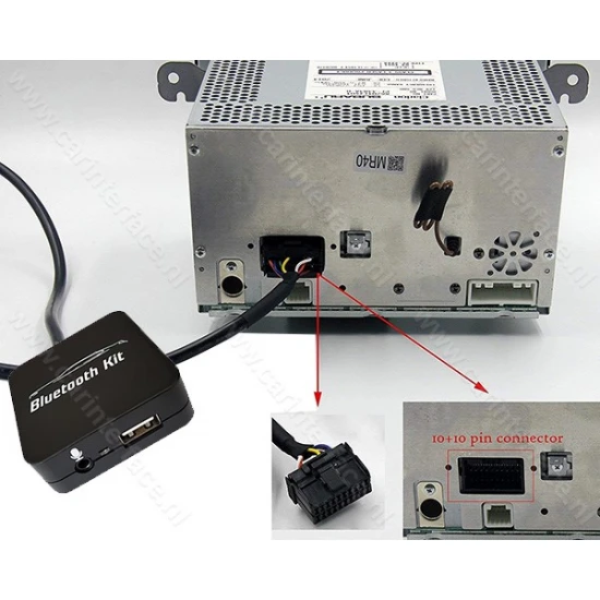 Bluetooth streamen + handsfree carkit interface / adapter voor Subaru autoradio's Bluetooth streamen + handsfree carkit interface / adapter voor Subaru autoradio's